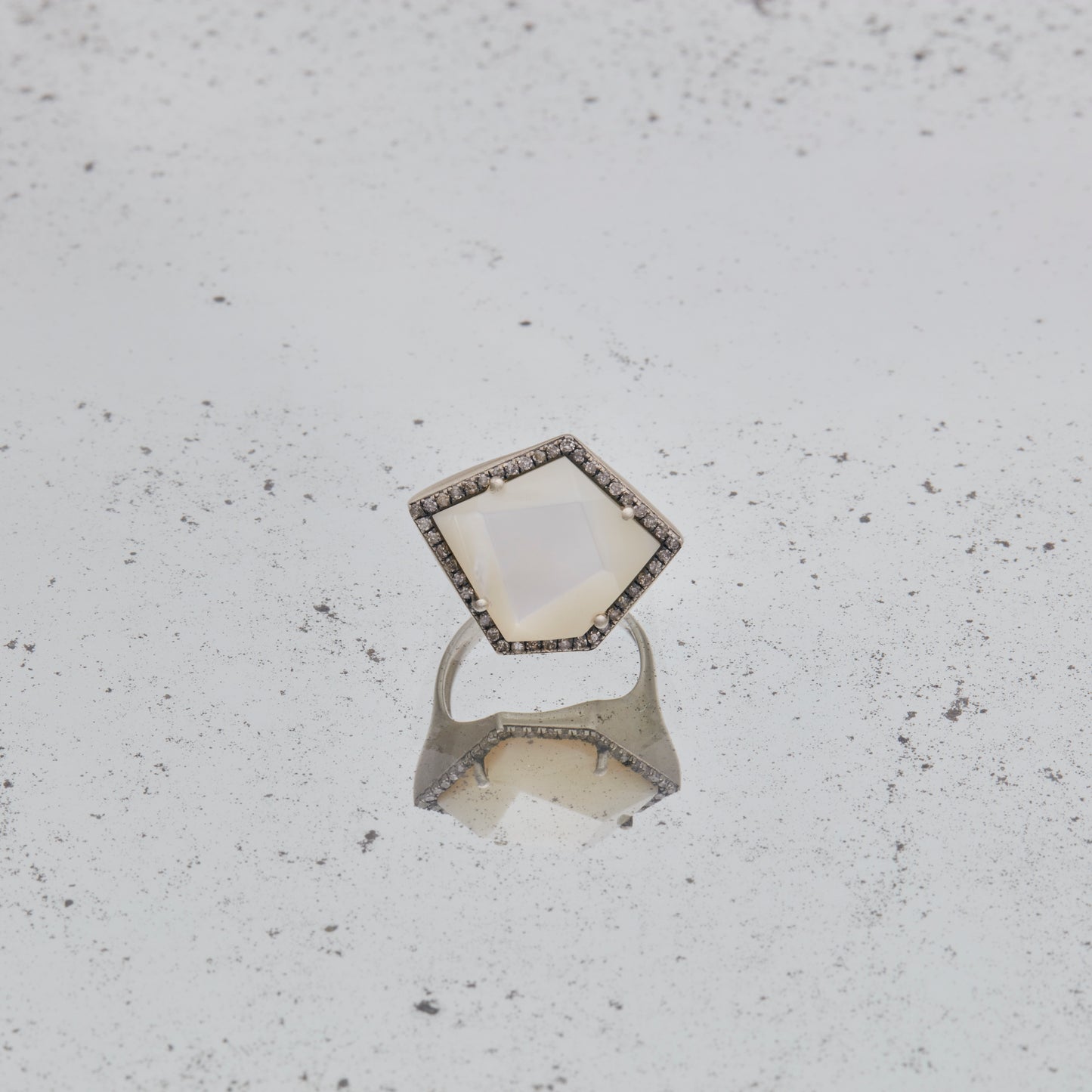 1023 Mother of Pearl | One of a Kind Canan Ring