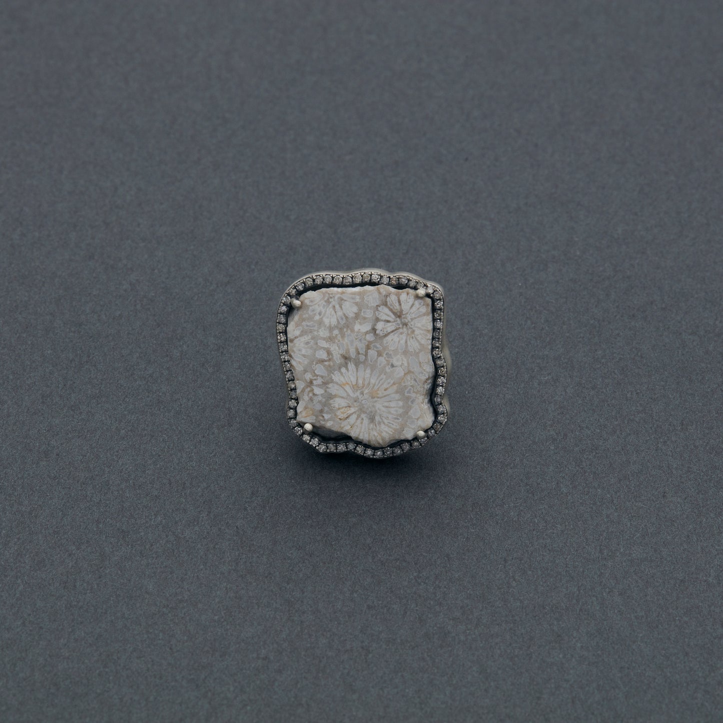 1049 Coral Fossil | One of a Kind Canan Ring