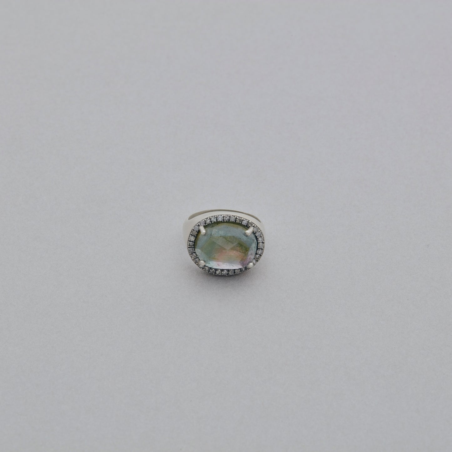 1076 Bi-color Tourmaline | One of a Kind Canan Pinky Ring