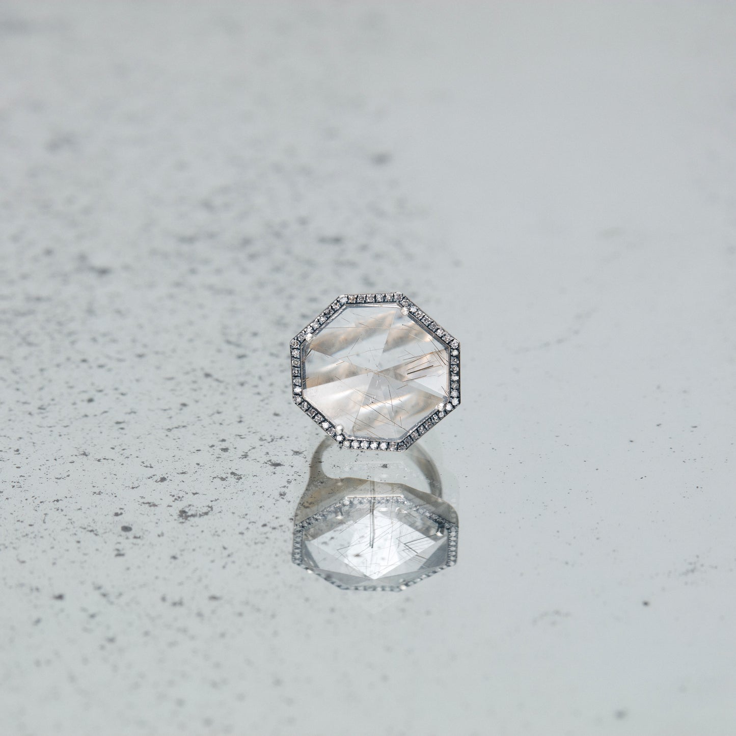 1164 Rutilated Quartz | One of a Kind Canan Ring