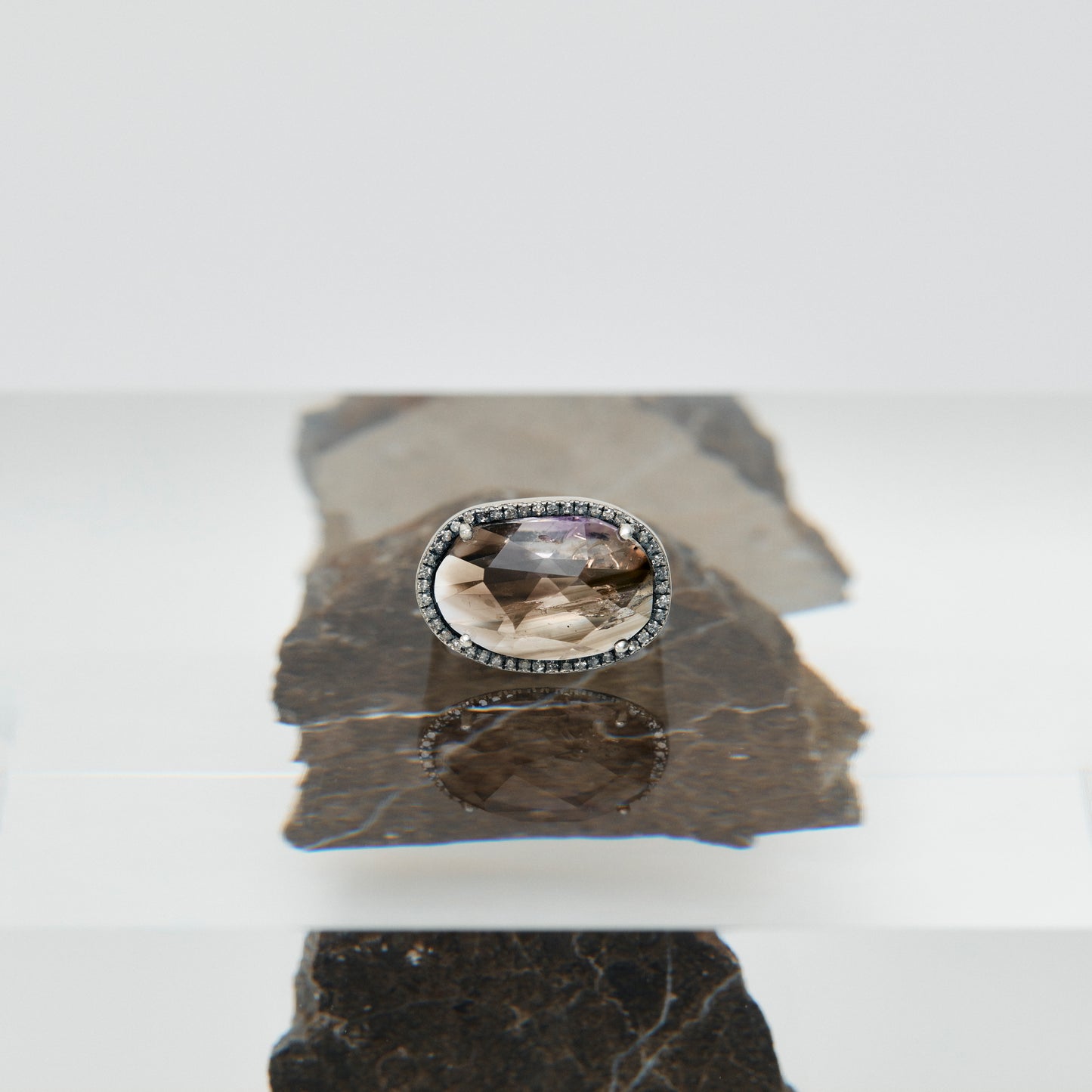 1171 Amethyst Elestial | One of a Kind Canan Ring