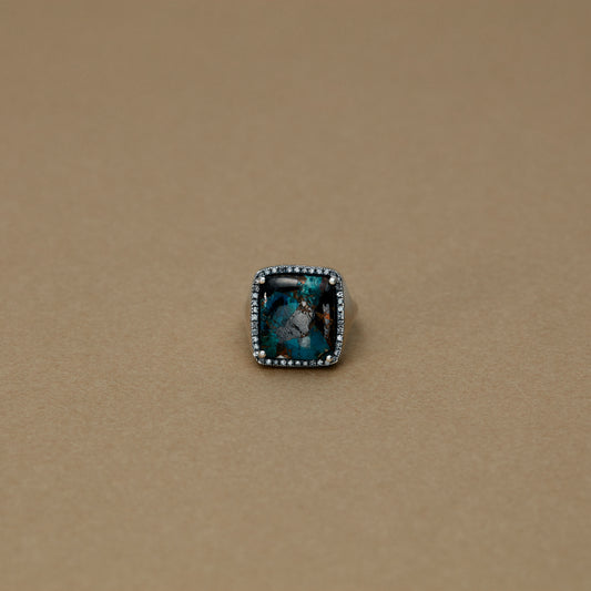 1199 Black Turquoise | One of a Kind Canan Ring