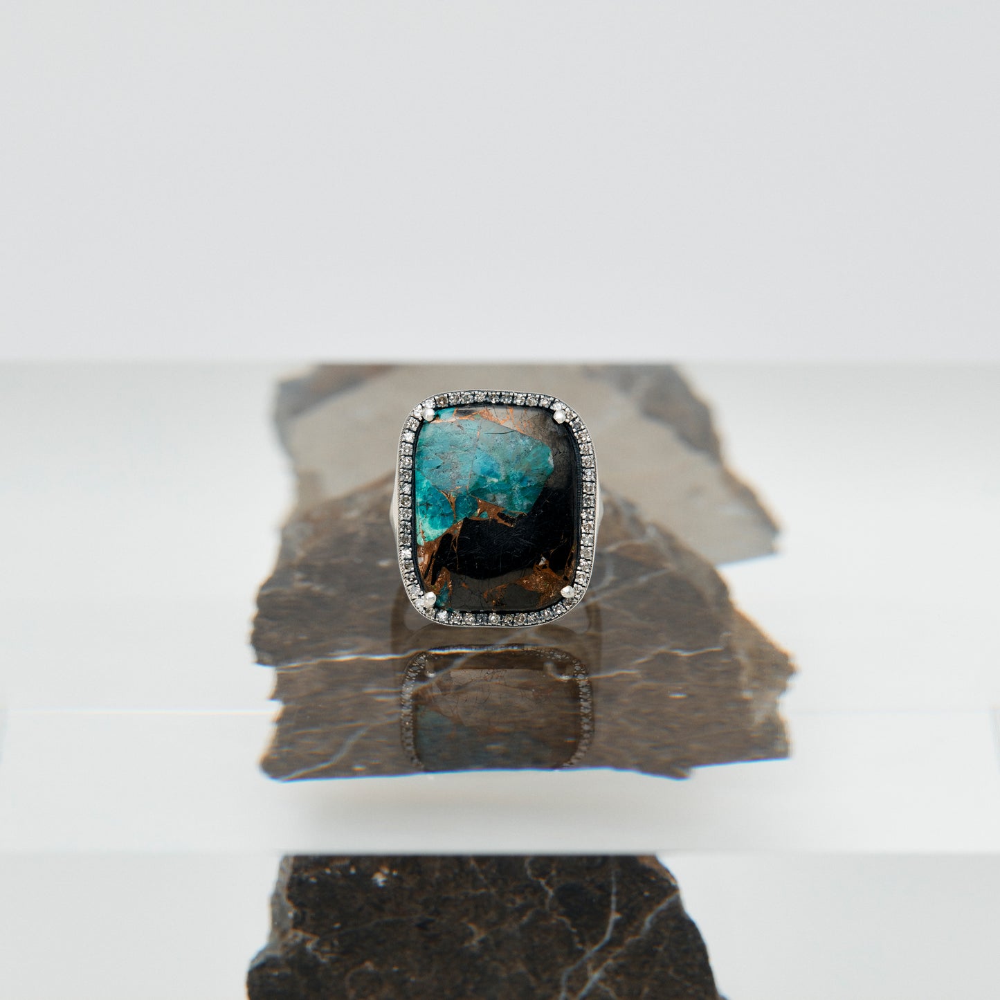 1200 Black Turquoise | One of a Kind Canan Ring