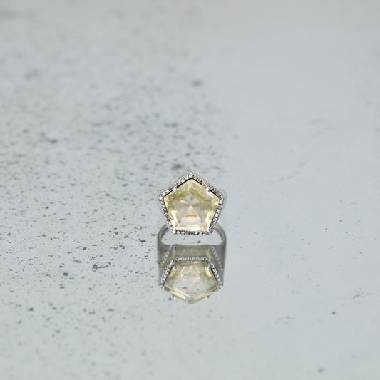 1214 Lemon Quartz | Canan Ring