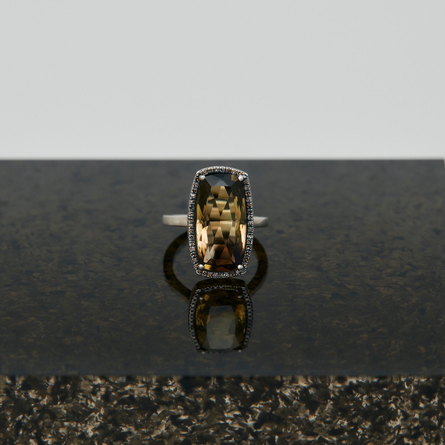 1249 Bi-color Lemon Quartz | One of a Kind Reni Ring