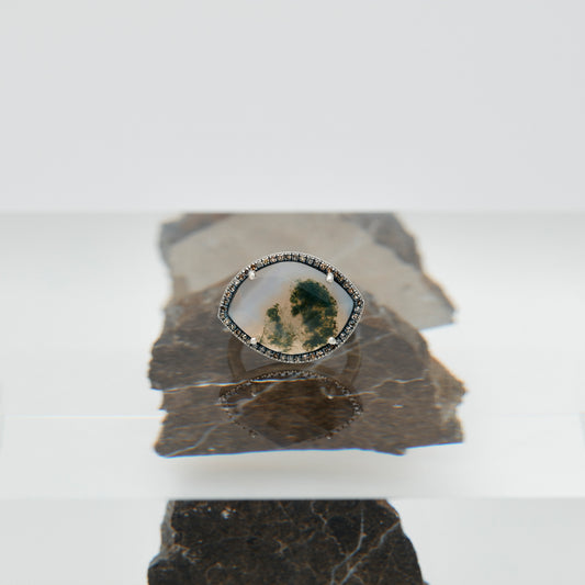 1259 Moss Agate | One of a Kind Reni Ring