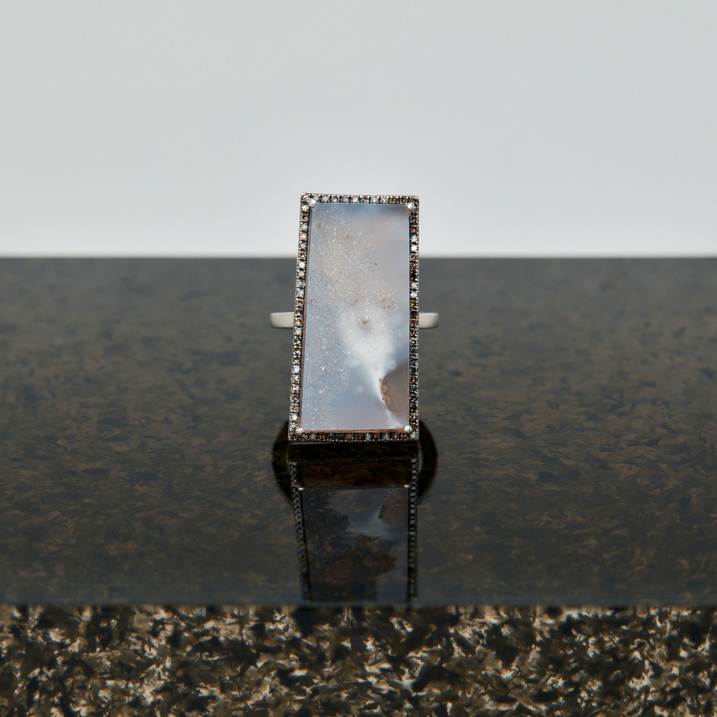 1264 Crystallized Agate | One of a Kind Reni Ring