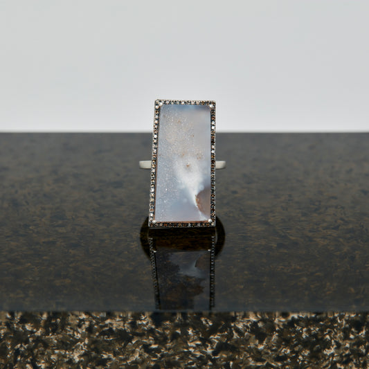 1264 Crystallized Agate | One of a Kind Reni Ring