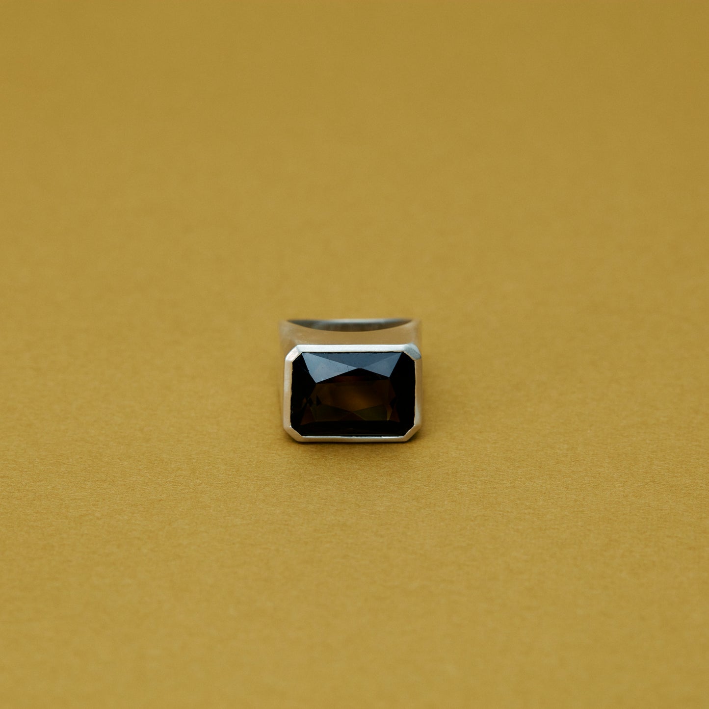 1283 Smoky Quartz | One of a Kind Gimel Ring