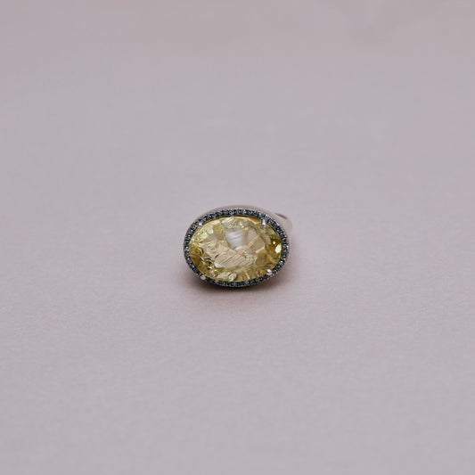 1332 Lemon Quartz | One of a Kind Canan Ring