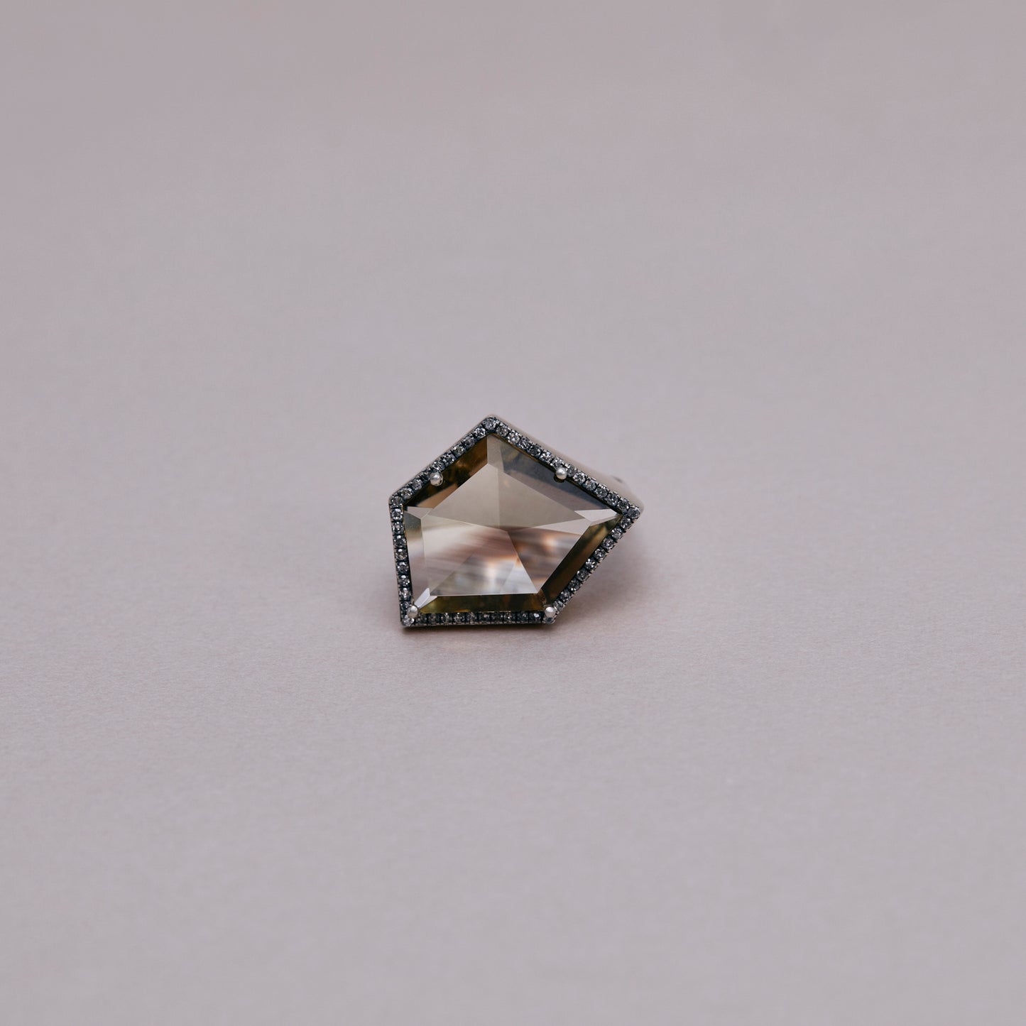 1350 Bi-color Smoky Quartz | One of a Kind Canan Ring