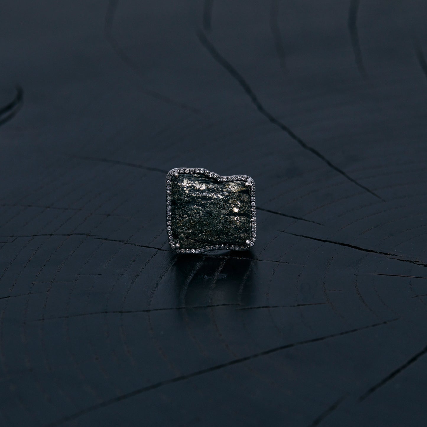 1370 Pyrite | One of a Kind Canan Ring