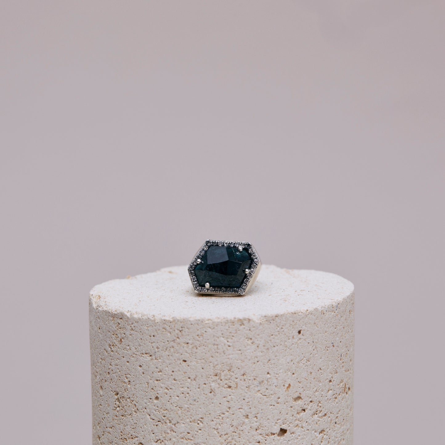 1418 Indigo Tourmaline | One of a Kind Cana Pinky Ring