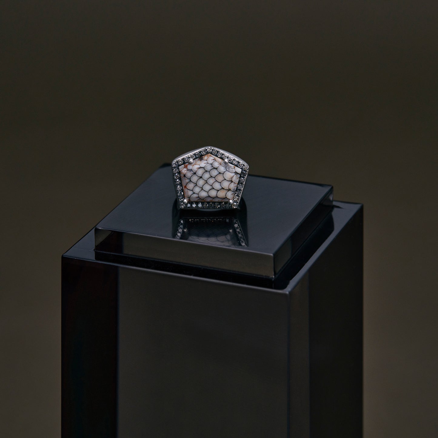 1425 Snake Skin | One of a Kind Cana Pinky Ring