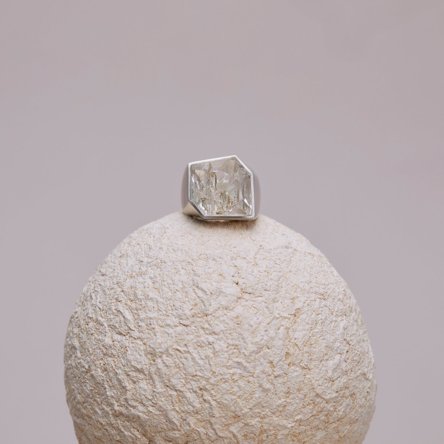 1448 Elestial Quartz | One of a Kind Gimel Ring