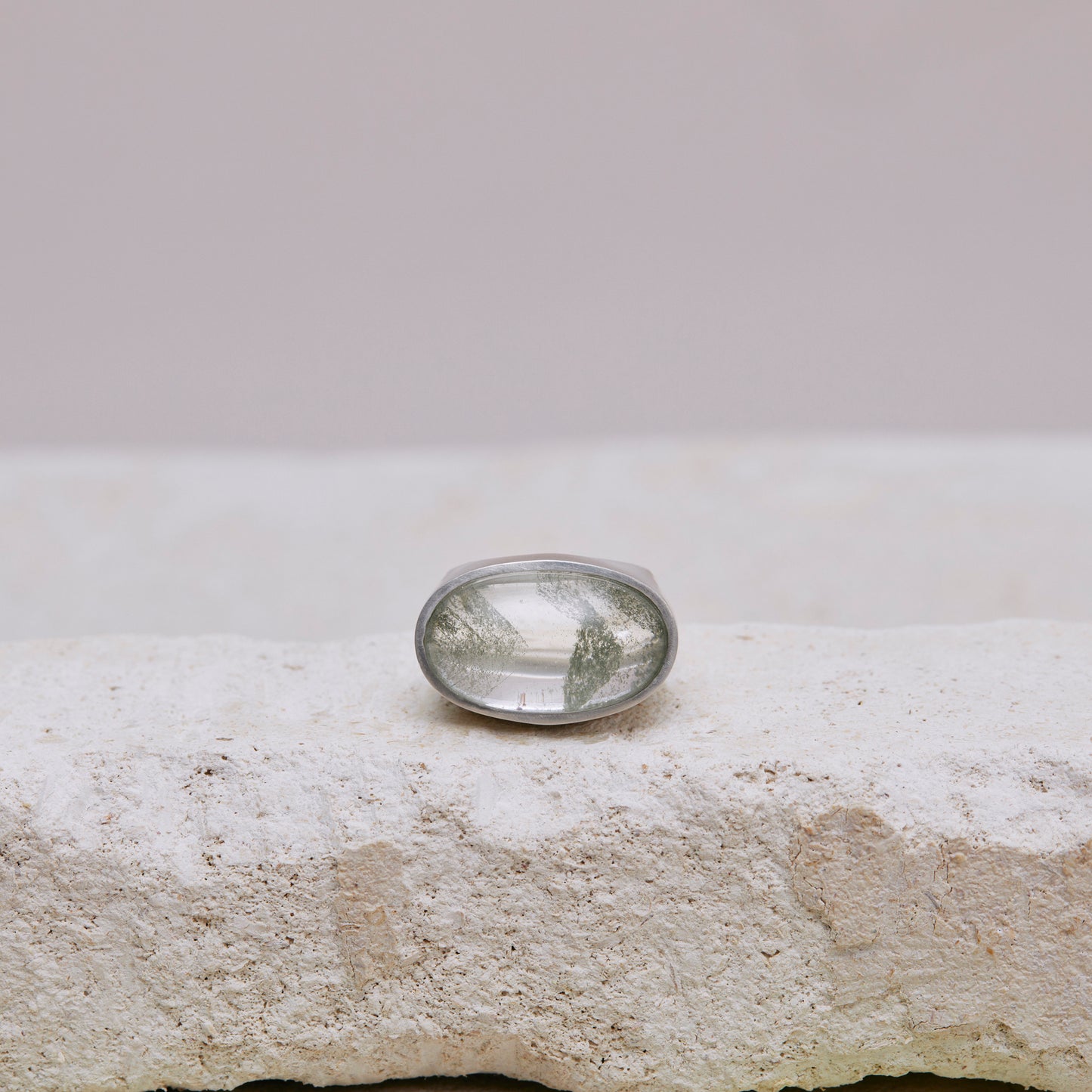 1457 Garden Quartz | One of a Kind Gimel Ring