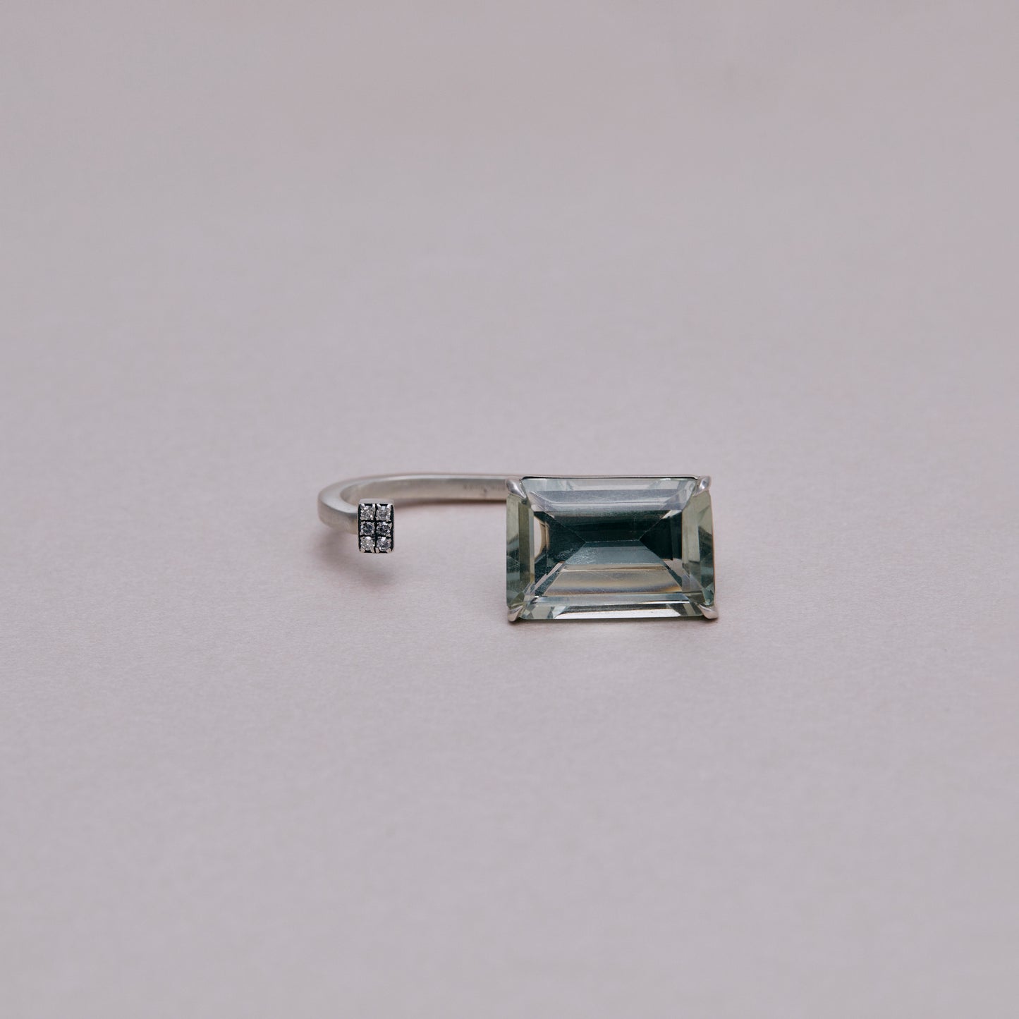 1465 Green Amethyst | One of a Kind Mare Ring