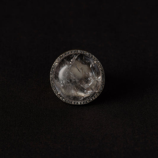 1921 Rainbow Rock Crystal | One of a Kind Canan Ring