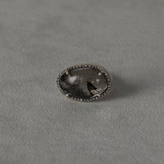 1927 Tourmaline in Quartz | One of a Kind Canan Ring