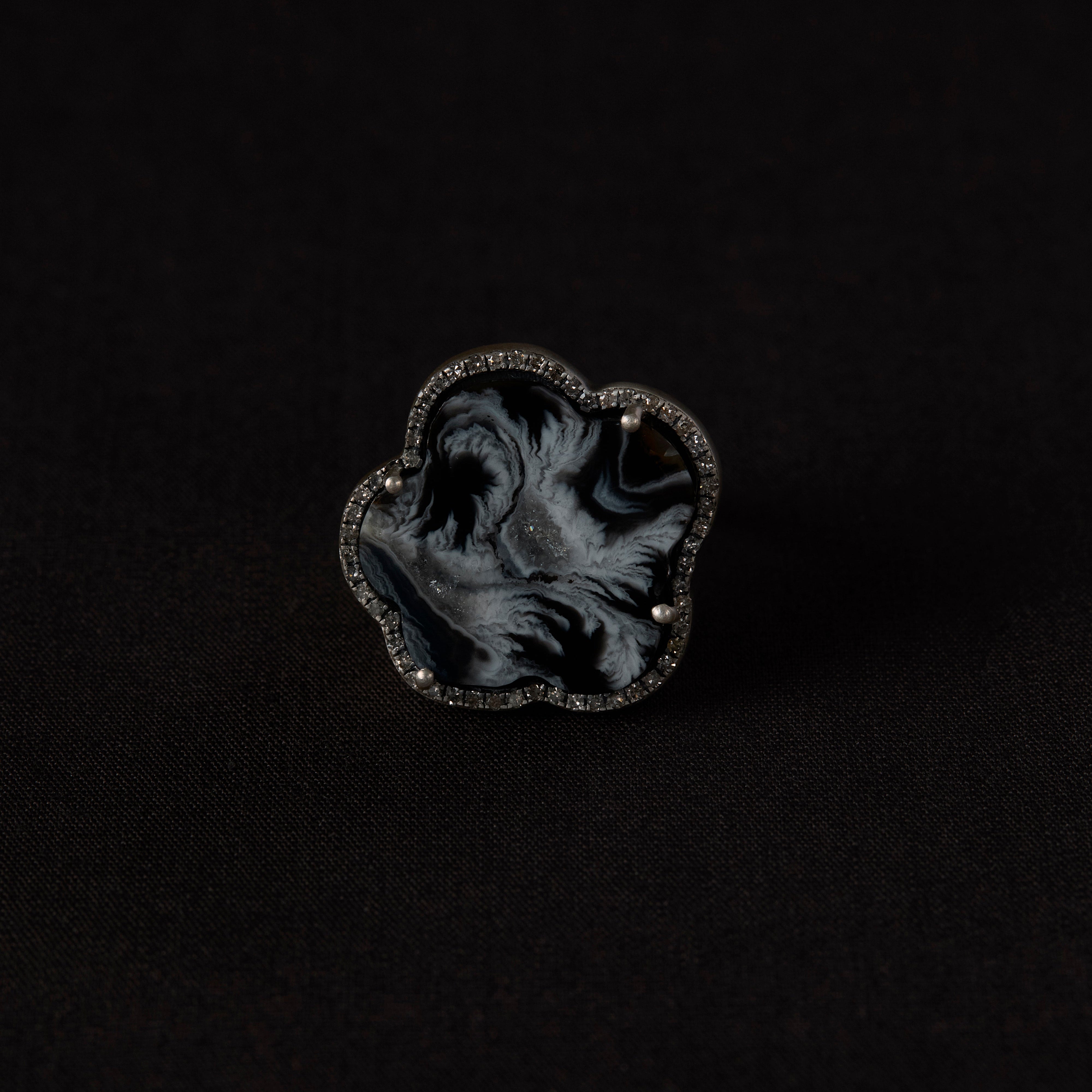 アクセサリー Adlin Hue Crystalized Agate Canan Ring 1150 Crystalized Agate | Canan Ring – Adlin Hue