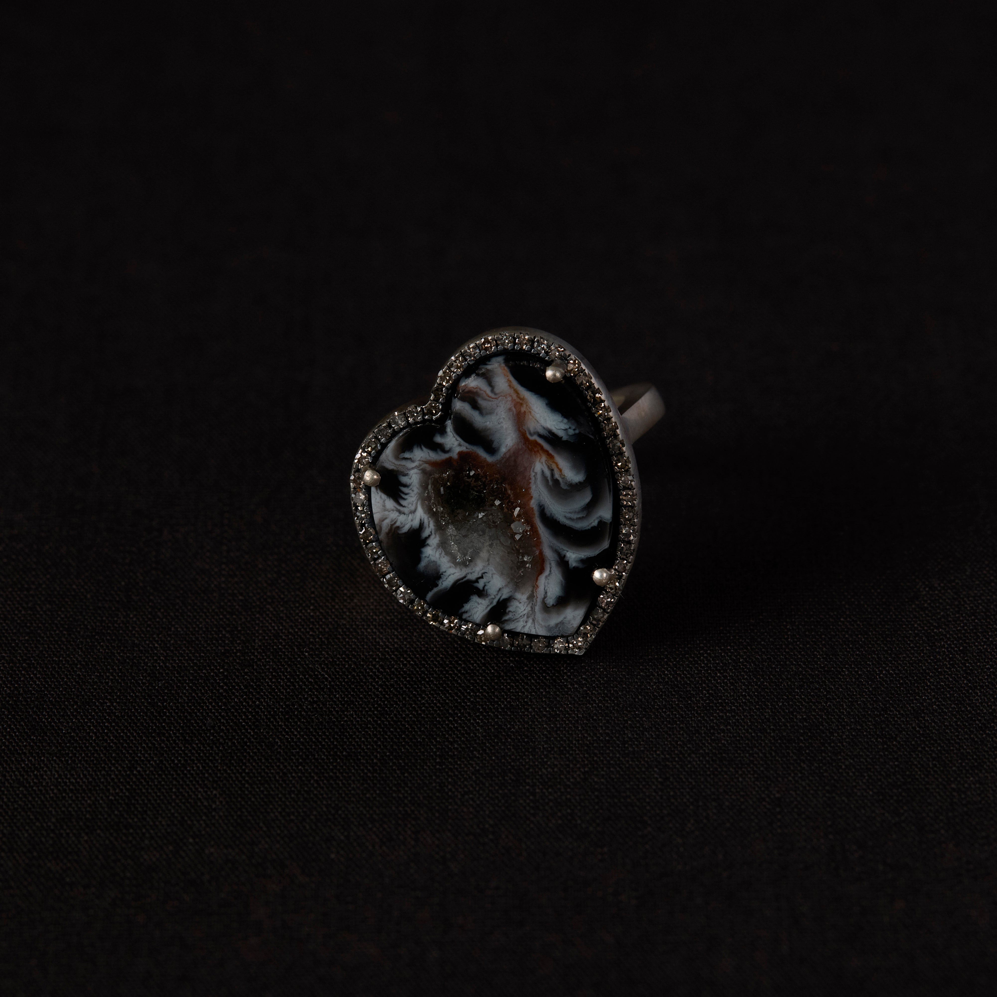 1992 Crystallized Agate | One of a Kind Reni Ring – Adlin Hue
