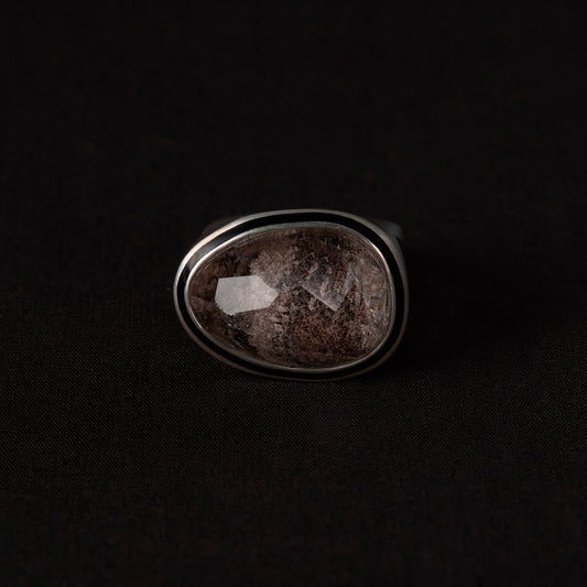 2036 Garden Quartz | One of a Kind Mib Black Ring