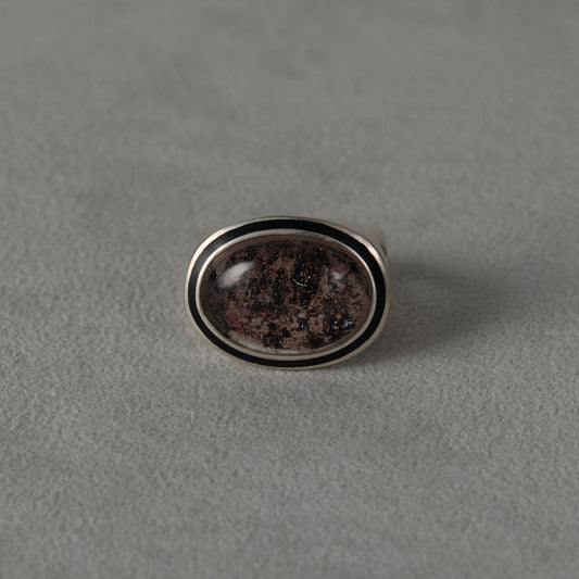 2037 Garden Quartz | One of a Kind Mib Black Ring