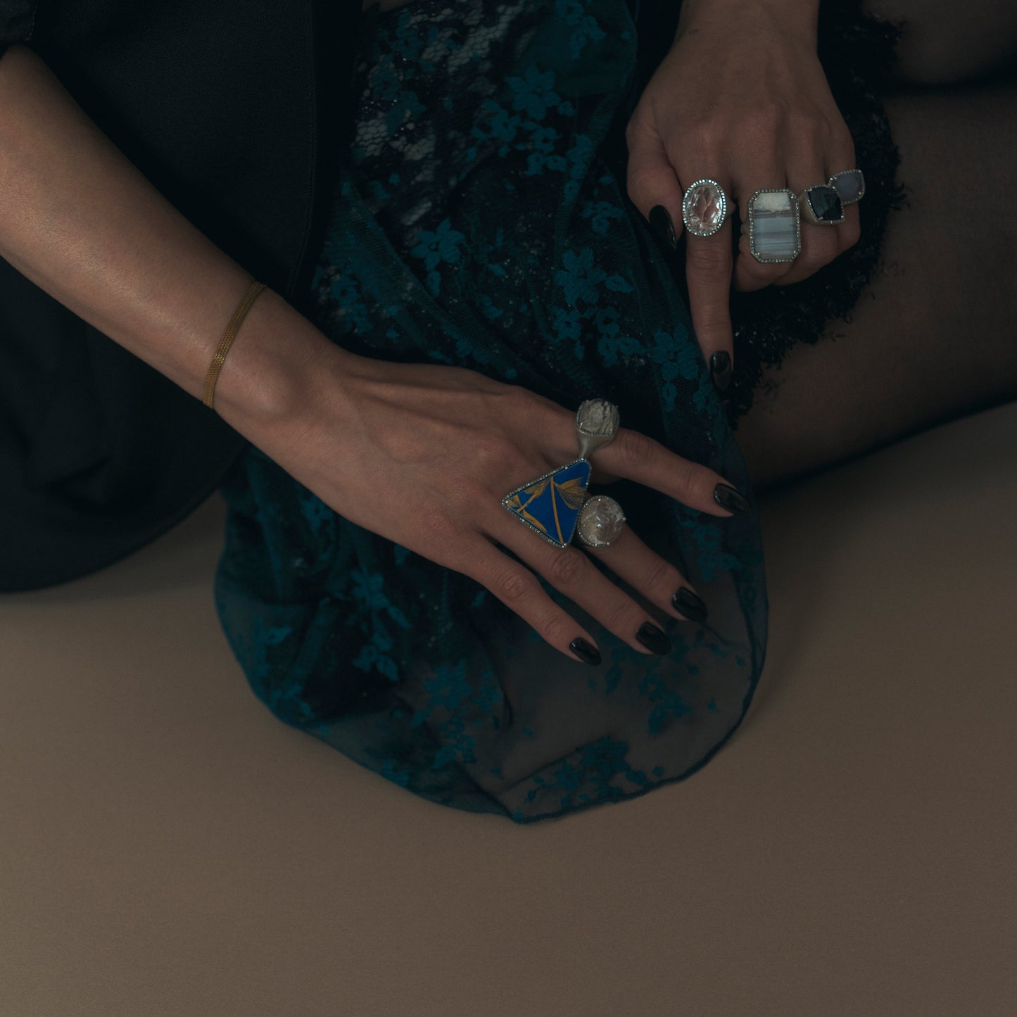 2204 Kutani porcelain 錦山窯 | One of a kind Canan Ring