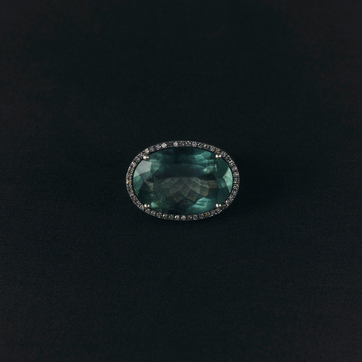 2101 Moss Aquamarine | One of a Kind Canan Ring