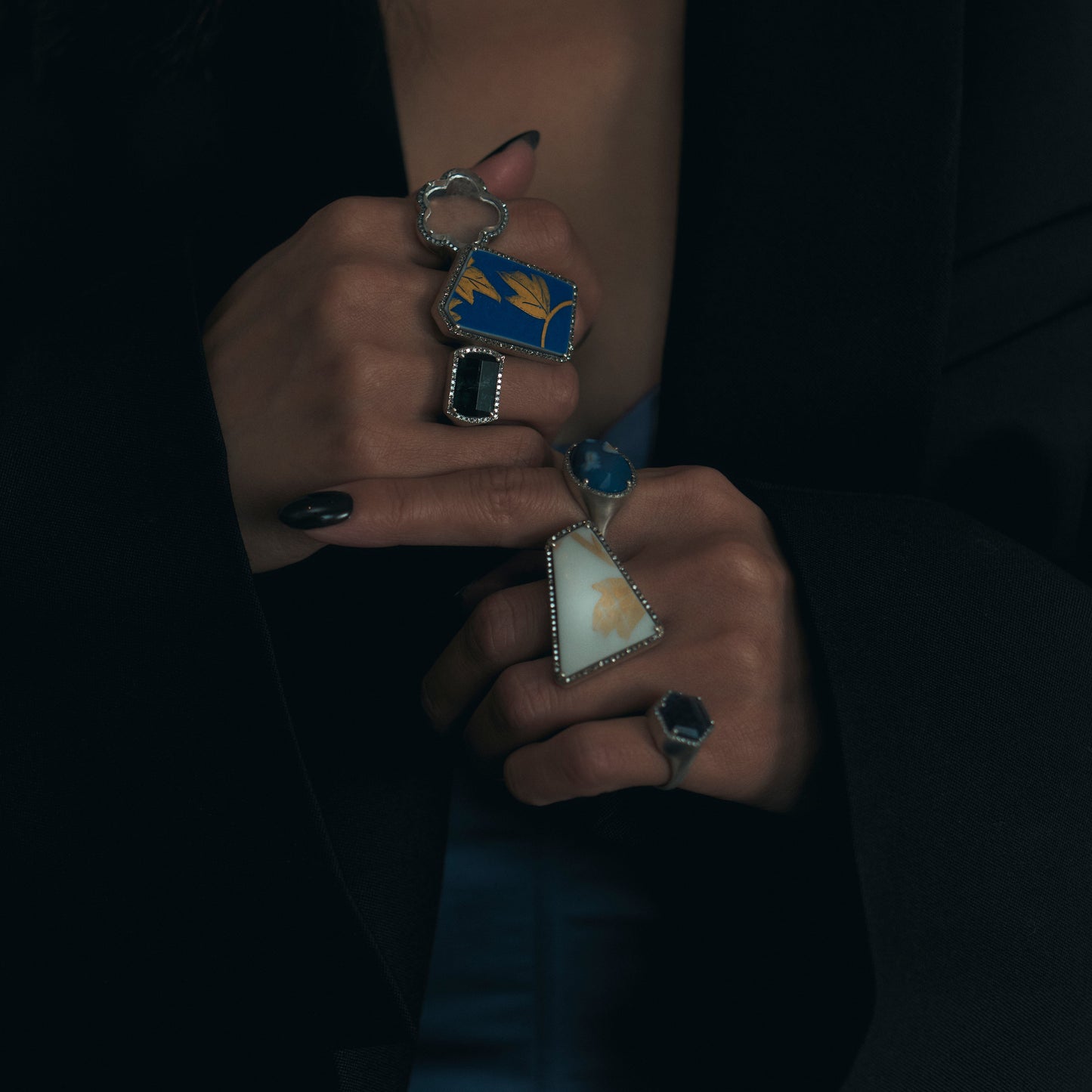 2209 Kutani porcelain 錦山窯 | One of a kind Reni Ring