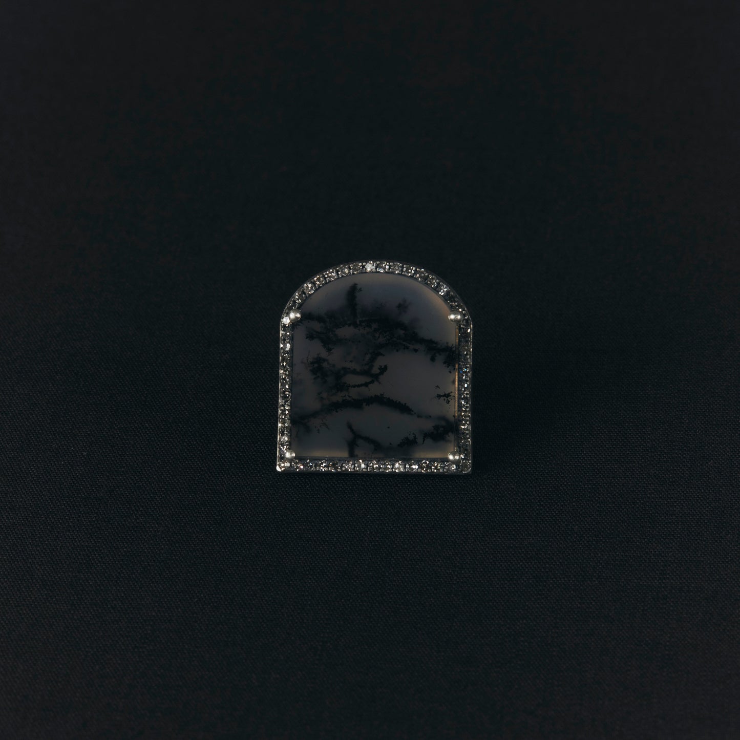 2121 Dendrite Agate | One of a Kind Canan Pinky Ring