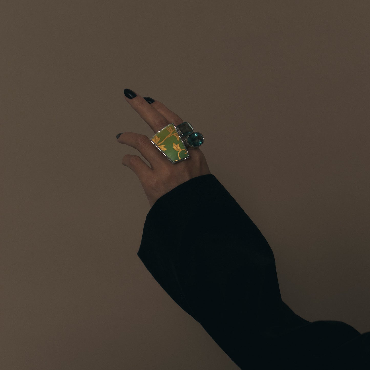 2101 Moss Aquamarine | One of a Kind Canan Ring