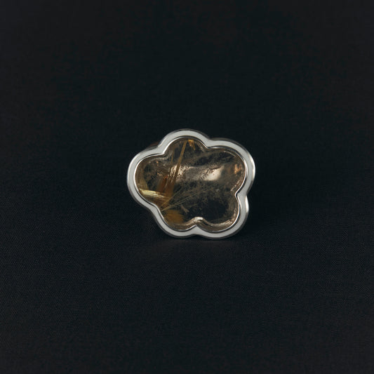 2143 Rutilated Quartz | One of a Kind Mibu White RIng