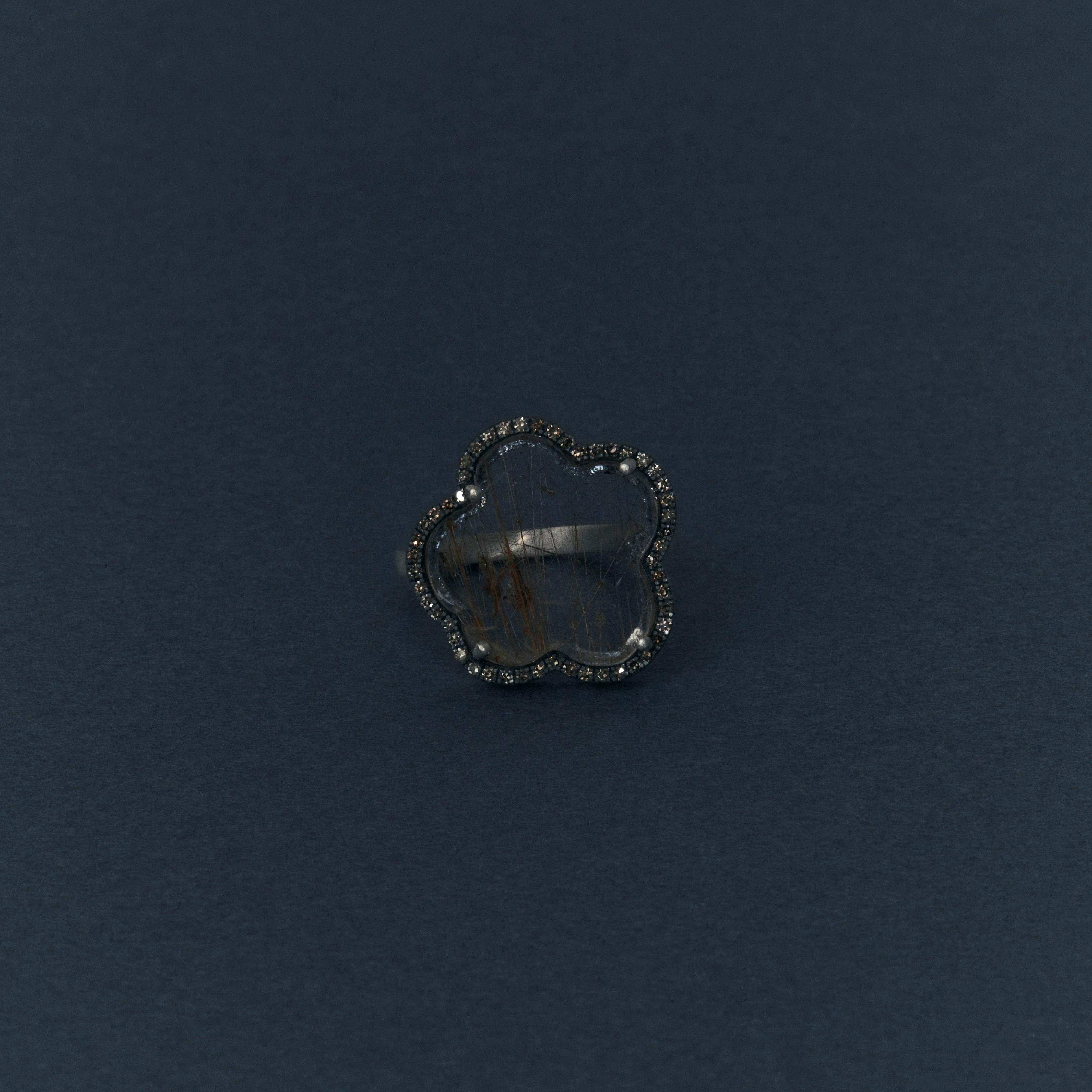 2158 Rutilated Quartz | One of a Kind Reni Ring – Adlin Hue
