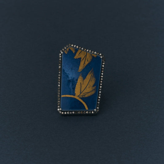 2202 Kutani porcelain 錦山窯 | One of a kind Reni Ring