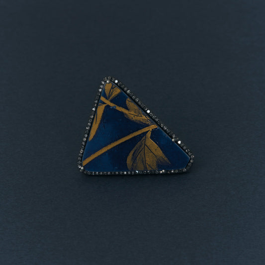 2204 Kutani porcelain 錦山窯 | One of a kind Canan Ring