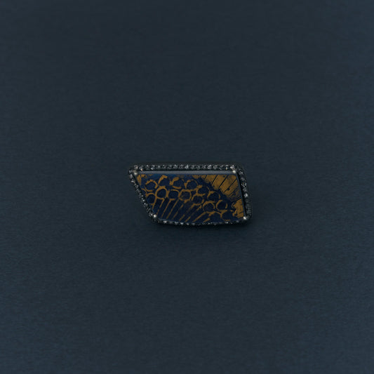 2205 Kutani porcelain 錦山窯 | One of a kind Canan Ring