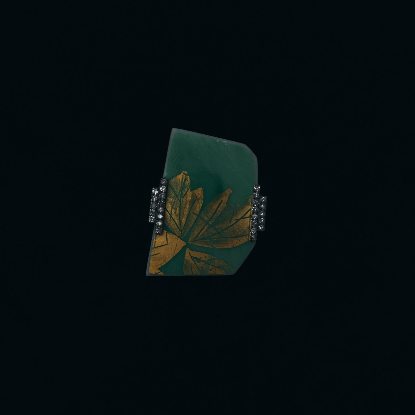 2217 Kutani porcelain 錦山窯 | One of a kind Adlin Ring