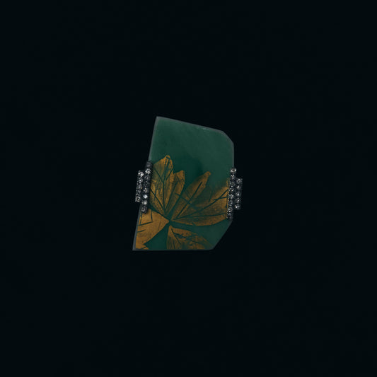 2217 Kutani porcelain 錦山窯 | One of a kind Adlin Ring