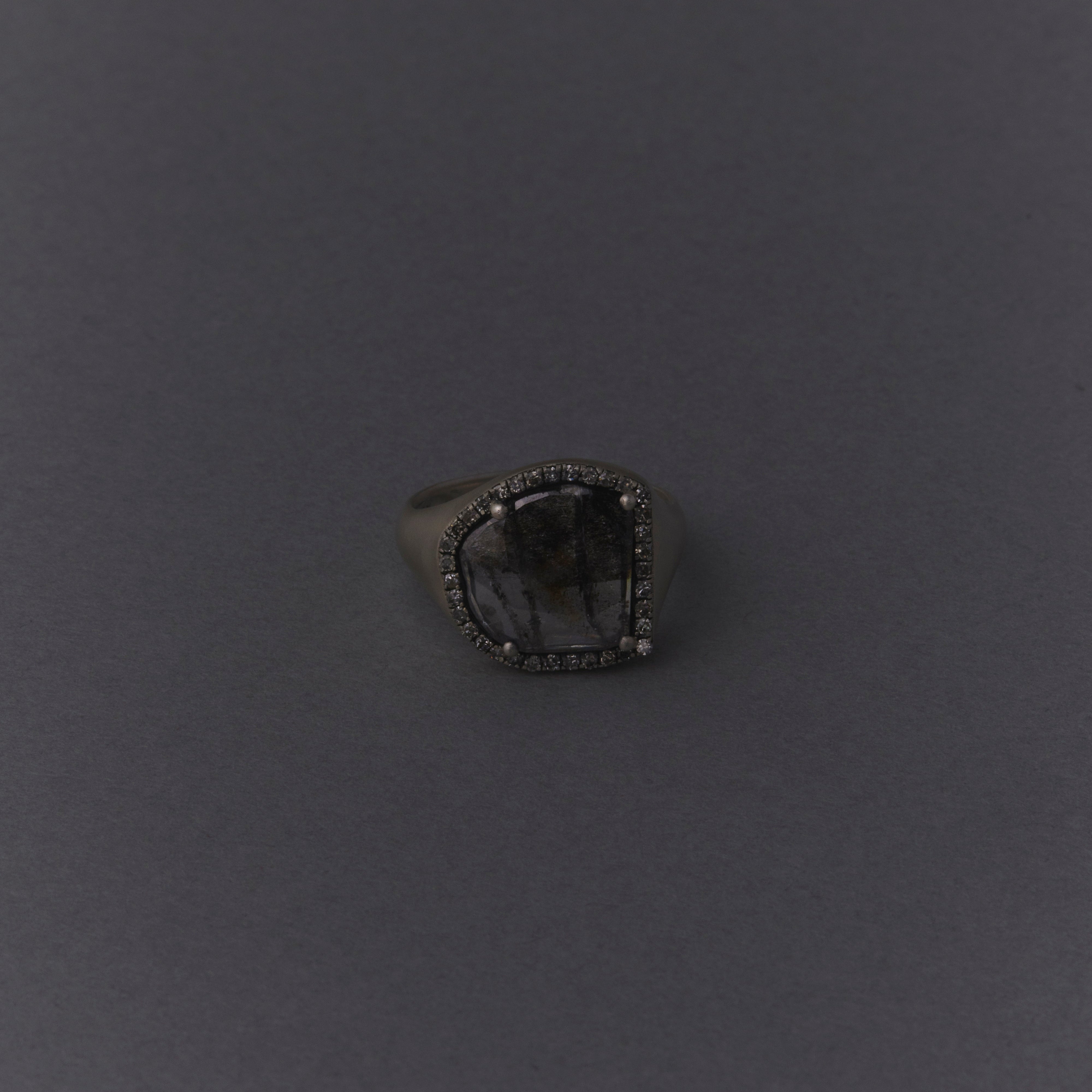 adlin hue スライスダイヤモンド　リング 2226 Slice Diamond | One of a Kind Canan Ring – Adlin Hue