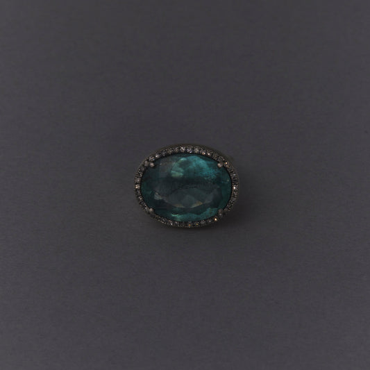 2242 Moss Aquamarine | One of a Kind Canan Ring