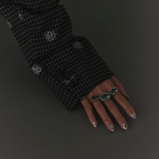 2242 Moss Aquamarine | One of a Kind Canan Ring