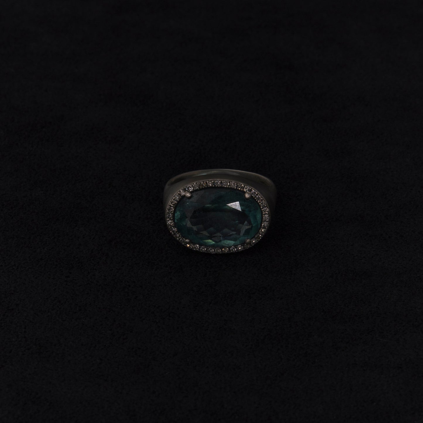 2245 Moss Aquamarine | One of a Kind Canan Ring