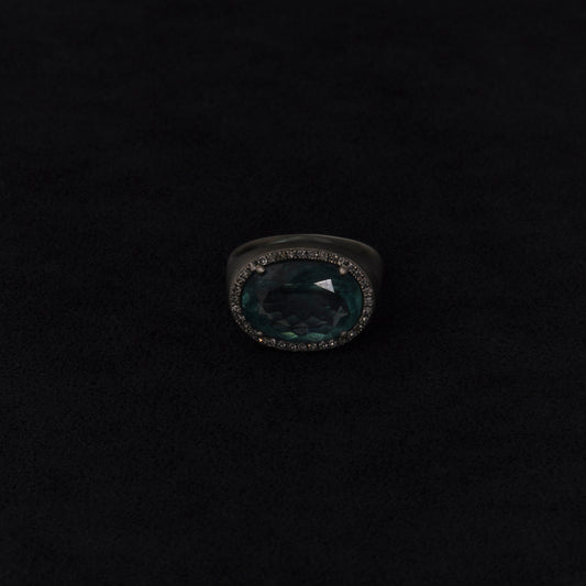 2245 Moss Aquamarine | One of a Kind Canan Ring