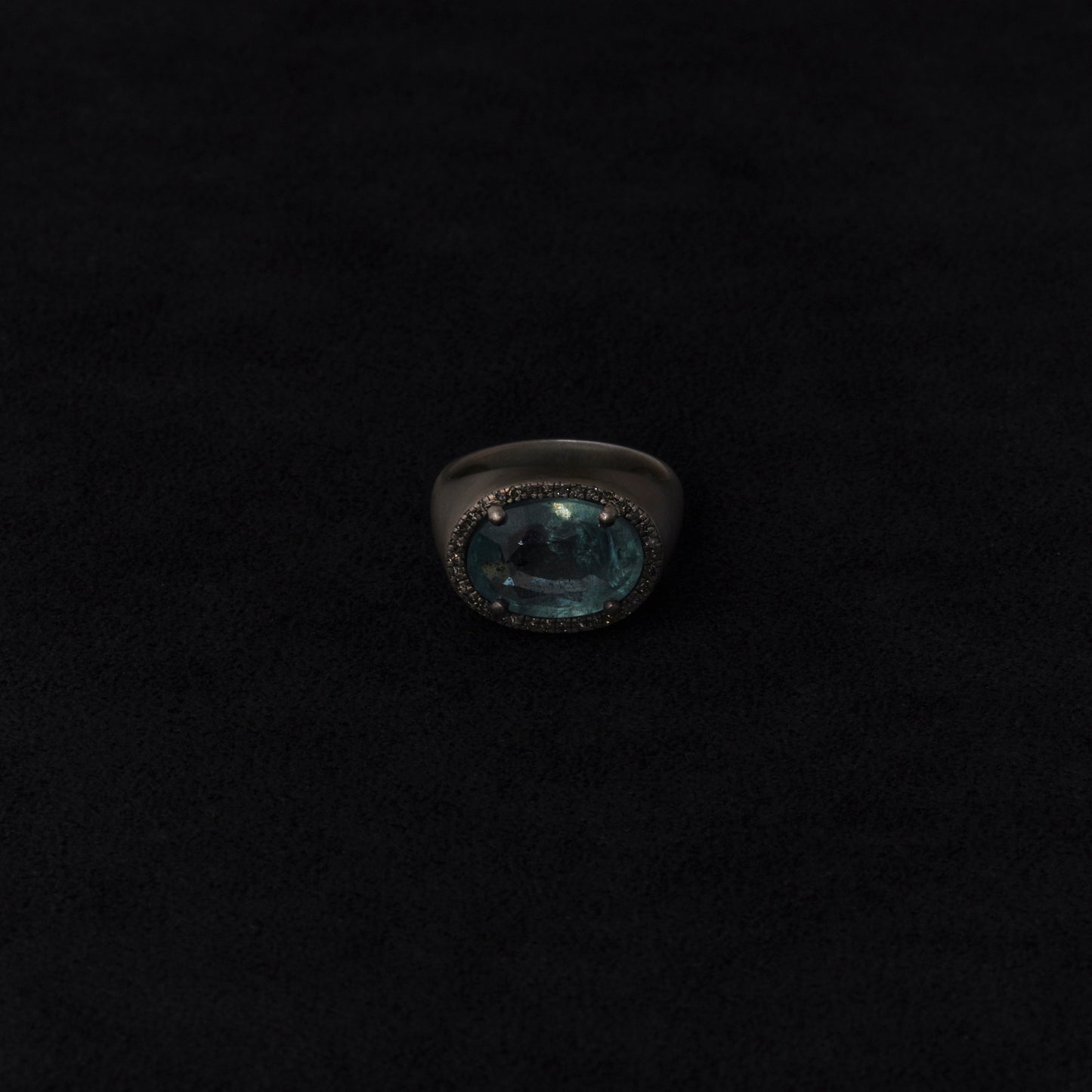 2248 Aquamarine | Canan Pinky Ring
