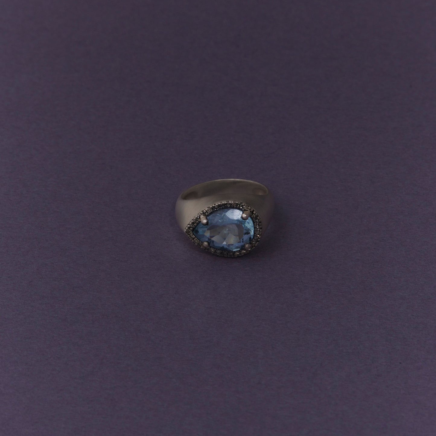 2249 Aquamarine | One of a Kind Canan Pinky Ring