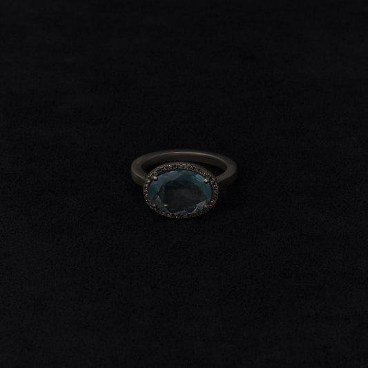 2251 Moss Aquamarine | Reni Ring