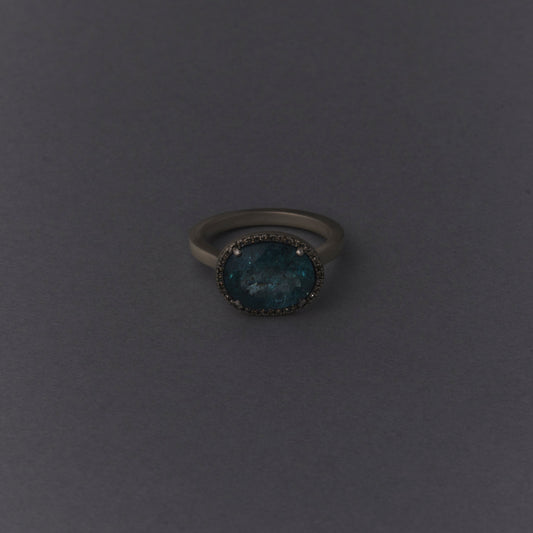 2251 Moss Aquamarine | Reni Ring