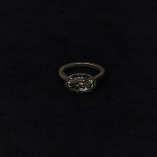 2257 Yellow Beryl | One of a Kind Reni Ring