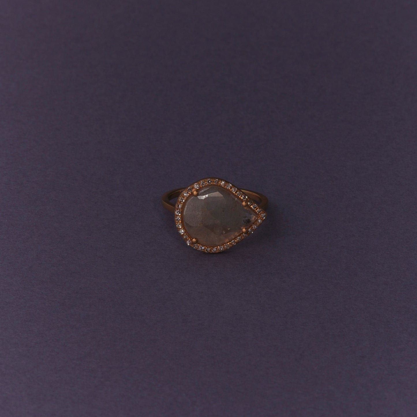 2259 Slice Diamond | K18YG One of a Elia Ring